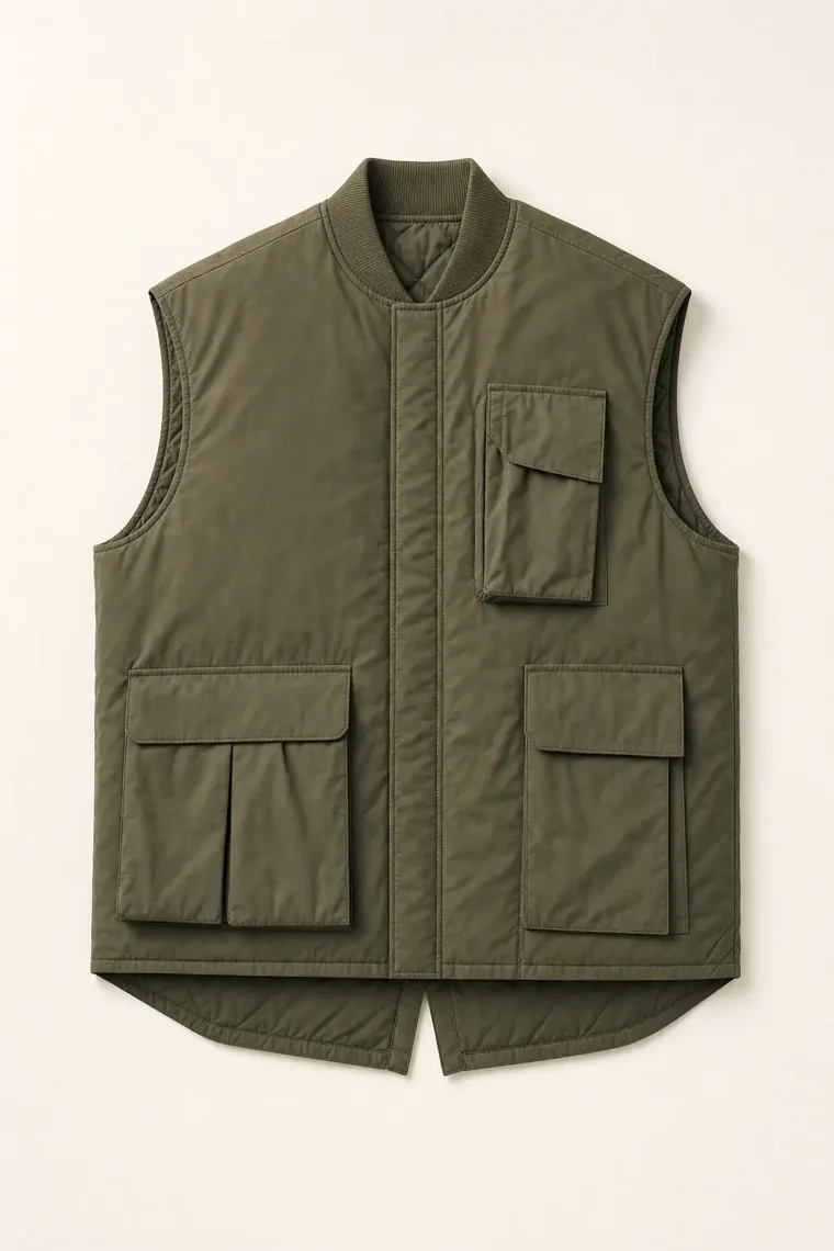 Dale Insulated Vest in Olive