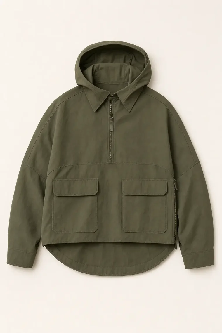 Tide Field Overshirt in Olive