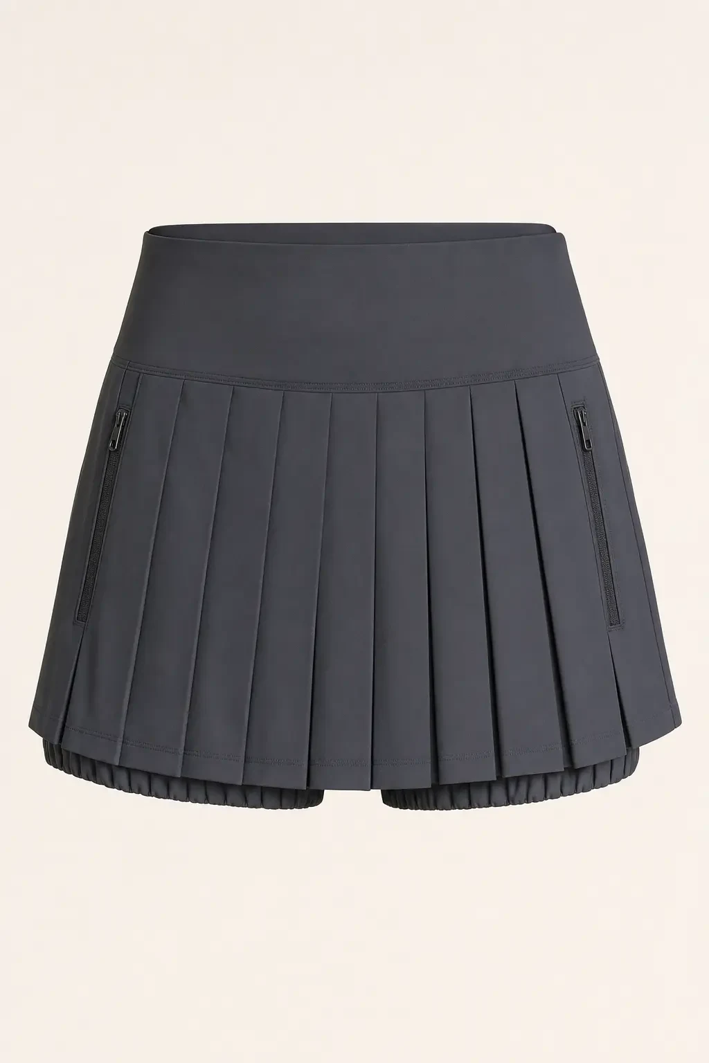 Inver Pleated Tennis Skirt in Graphite