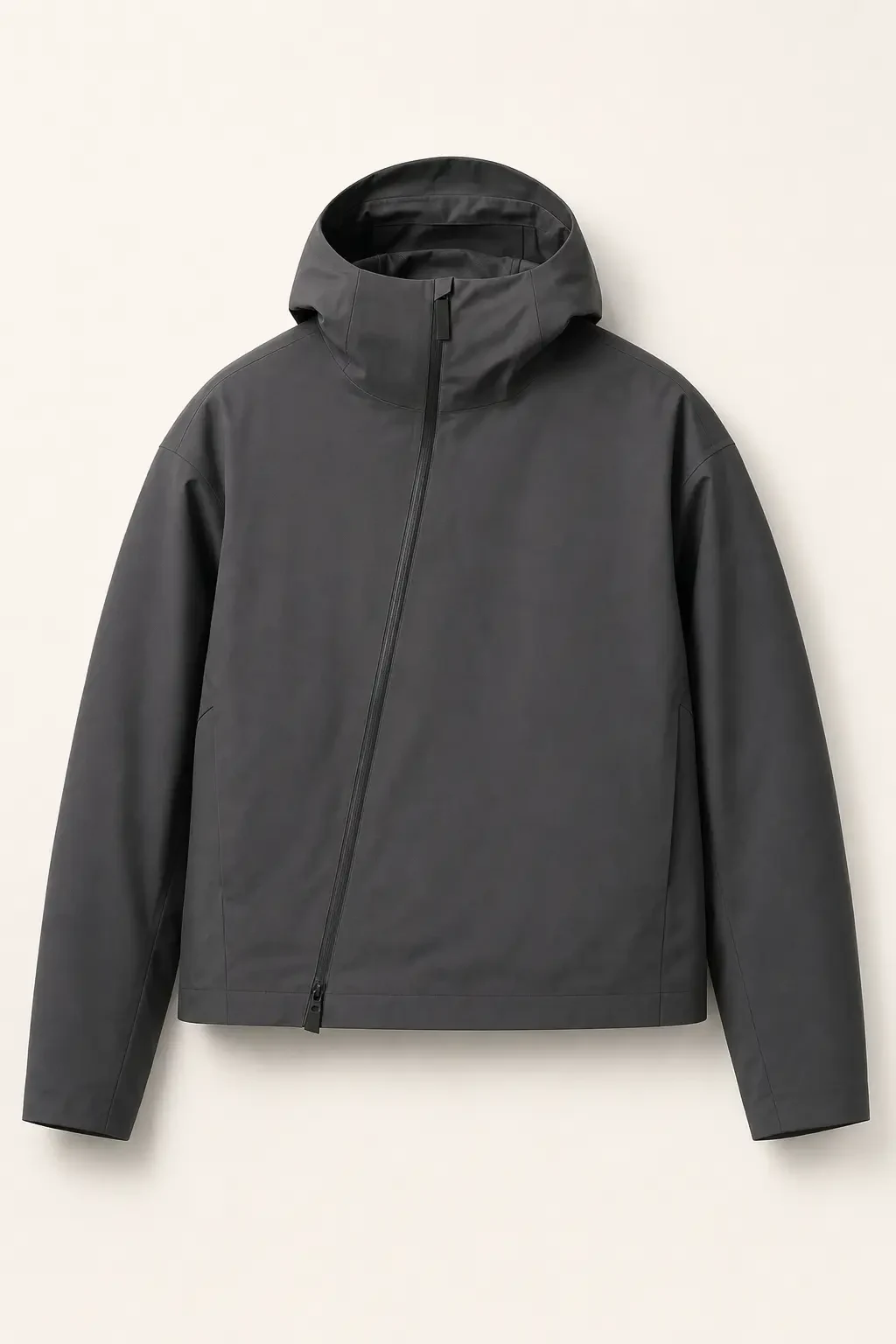 Norr Travel Technical Coat in Charcoal