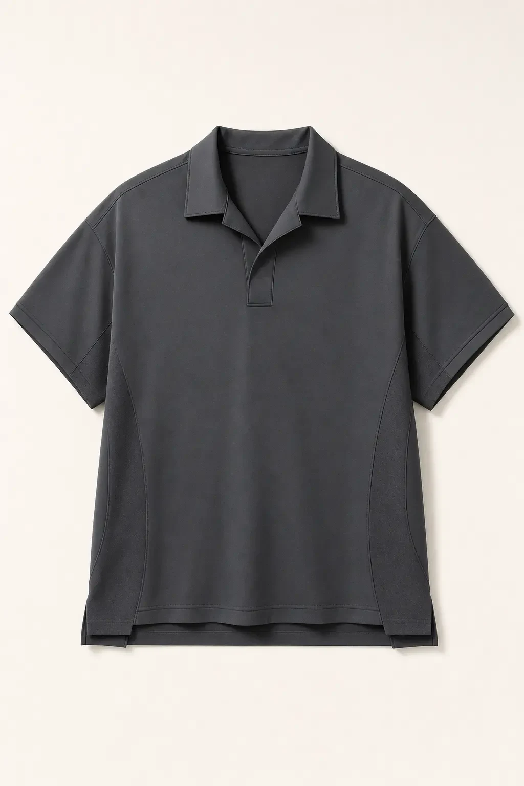 Loam Court Polo in Graphite