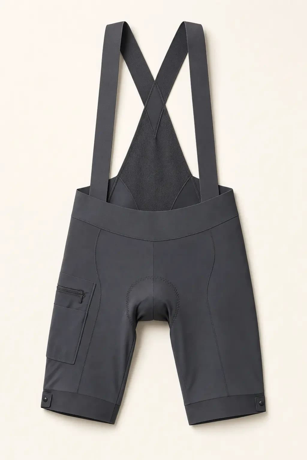 Vale Bib Short in Graphite