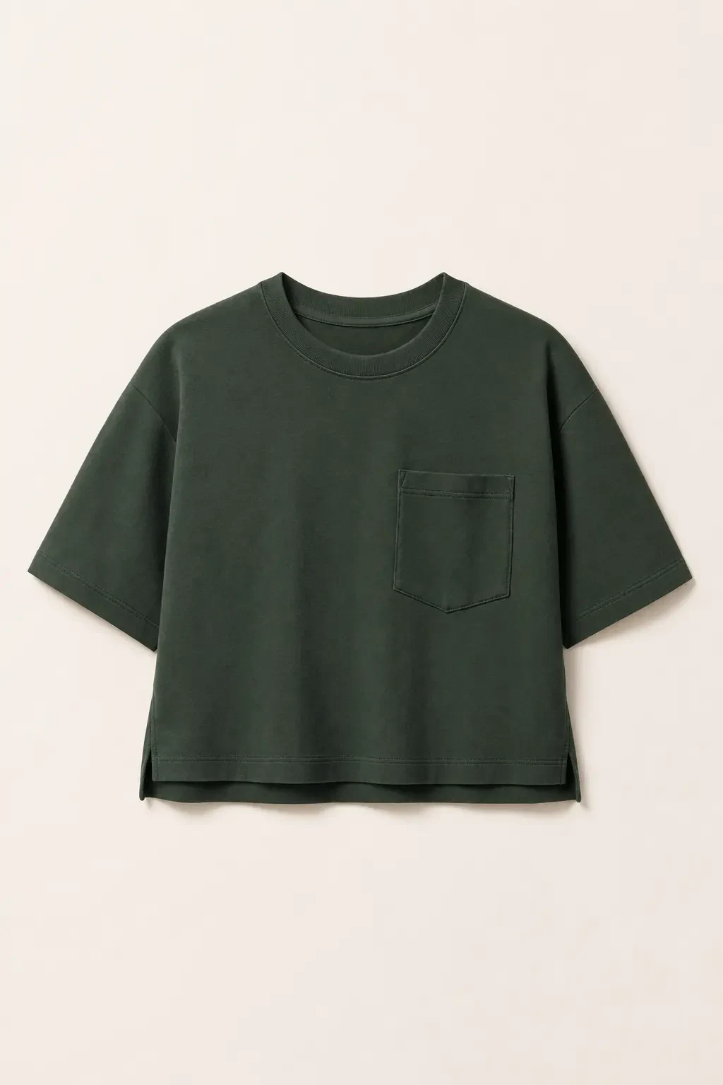 Weir Heavyweight Tee in Forest